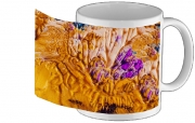 Tasse Mug Gold and Purple Paint