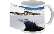 Tasse Mug Llandscape and ski resort in french alpes tignes
