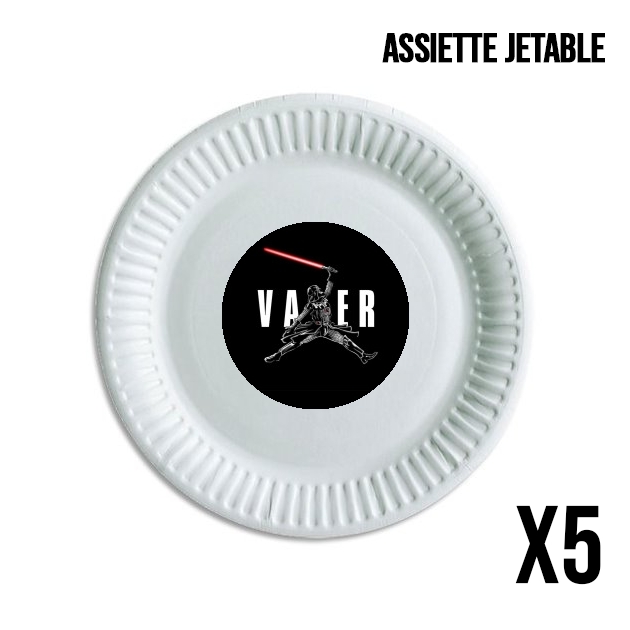 Pack de 5 assiettes jetable Air Lord - Vader