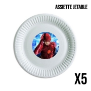 Pack de 5 assiettes jetable At the speed of light