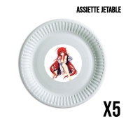 Pack de 5 assiettes jetable Cleavage Rias DXD HighSchool