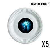 Pack de 5 assiettes jetable Grey Fullbuster - Fairy Tail