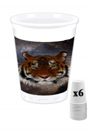 Pack de 6 Gobelets Abstract Tiger