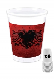 Pack de 6 Gobelets Albanie Painting Flag