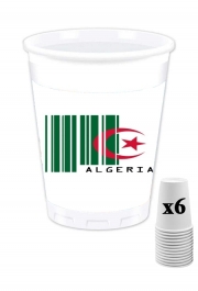 Pack de 6 Gobelets Algeria Code barre