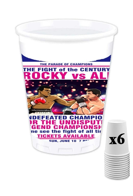 Pack de 6 Gobelets Ali vs Rocky