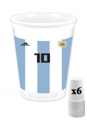 Pack de 6 Gobelets Argentina World Cup Russia 2018