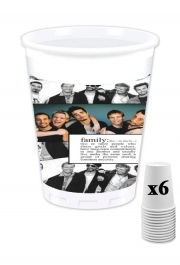 Pack de 6 Gobelets Backstreet Boys family fan art