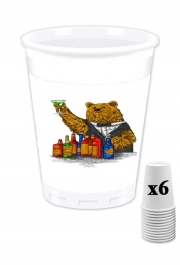 Pack de 6 Gobelets Bartender Bear