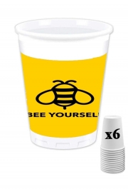 Pack de 6 Gobelets Bee Yourself Abeille