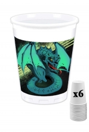 Pack de 6 Gobelets Dragon bleu