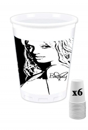Pack de 6 Gobelets Britney Tribute Signature