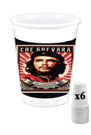 Pack de 6 Gobelets Che Guevara Viva Revolution