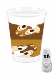Pack de 6 Gobelets Chip And Dale