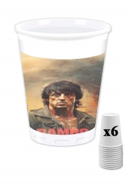 Pack de 6 Gobelets Cinema Rambo