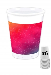 Pack de 6 Gobelets Colorful Galaxy