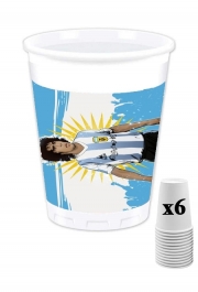Pack de 6 Gobelets Diego Maradona