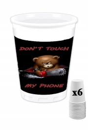 Pack de 6 Gobelets Don't touch my phone