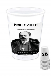 Pack de 6 Gobelets Emile Zola