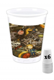 Pack de 6 Gobelets Fallout Painting Nuka Coca