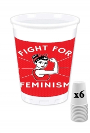 Pack de 6 Gobelets Fight for feminism