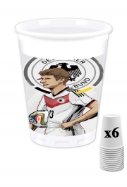 Pack de 6 Gobelets Football Stars: Thomas Müller - Germany