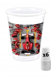 Pack de 6 Gobelets Formule 1 Pits Stand