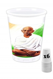 Pack de 6 Gobelets Gandhi India