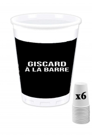 Pack de 6 Gobelets Giscard a la barre