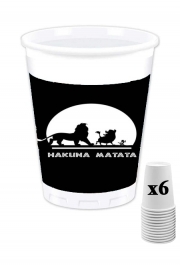 Pack de 6 Gobelets Hakuna Matata Elegance