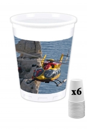 Pack de 6 Gobelets Helicoptere Dragon