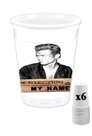 Pack de 6 Gobelets James Dean Perfection is my name