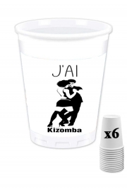 Pack de 6 Gobelets J'ai Kizomba Danca