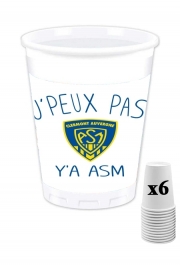 Pack de 6 Gobelets Je peux pas ya ASM - Rugby Clermont Auvergne