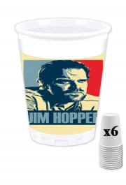 Pack de 6 Gobelets Jim Hopper President