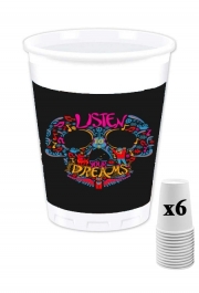 Pack de 6 Gobelets Listen to your dreams Tribute Coco