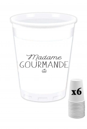 Pack de 6 Gobelets Madame Gourmande