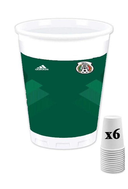 Pack de 6 Gobelets Mexico World Cup Russia 2018