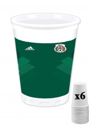 Pack de 6 Gobelets Mexico World Cup Russia 2018