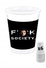 Pack de 6 Gobelets Mr Robot Fuck Society