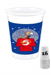 Pack de 6 Gobelets Peanut Snoopy x StarWars