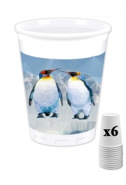 Pack de 6 Gobelets Pingouin Love