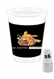 Pack de 6 Gobelets Pikachu Coffee Addict