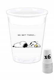 Pack de 6 Gobelets Snoopy No Not Today