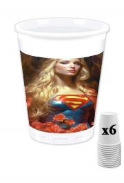 Pack de 6 Gobelets Supergirl V3