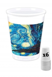 Pack de 6 Gobelets The Starry Night