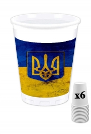 Pack de 6 Gobelets Ukraine Flag