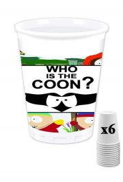 Pack de 6 Gobelets Who is the Coon ? Tribute South Park cartman