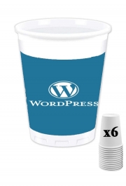 Pack de 6 Gobelets Wordpress maintenance