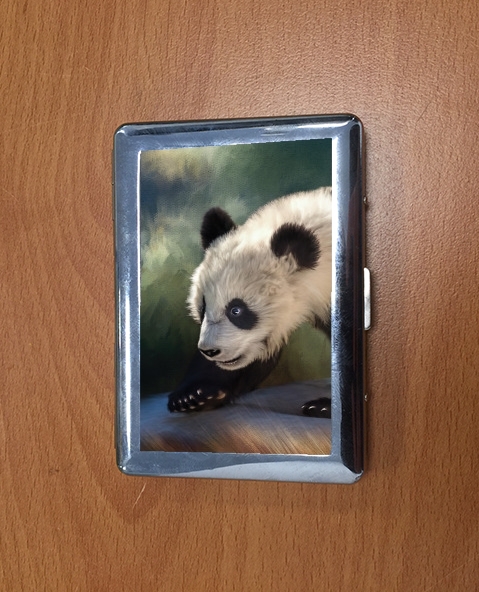 Porte Cigarette Cute panda bear baby